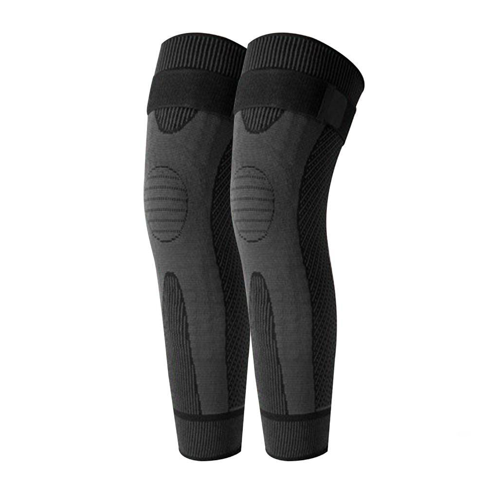OCW Long Knee Compression Brace Pads Protect Leg Swelling Pain Arthritis Relieve OCWShoes