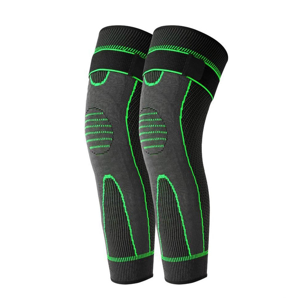 OCW Long Knee Compression Brace Pads Protect Leg Swelling Pain Arthritis Relieve OCWShoes