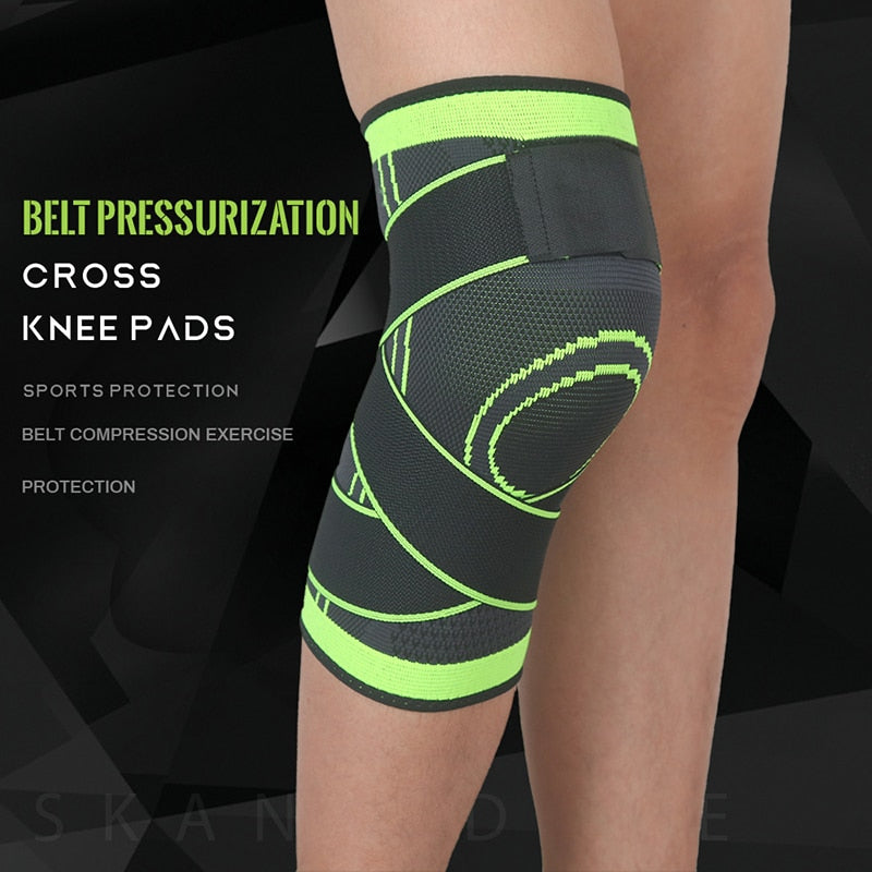 OCW 1 PC Short Knee Pads Support Gym Pressurized Elastic Compression Cross Braces OCWShoes