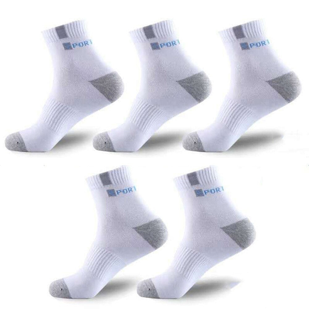 OCW Combo 5 Pairs Men Diabetic Socks Extra Breathable Elastic Fabric Comfy Summer Stretchy High Quality OCWShoes