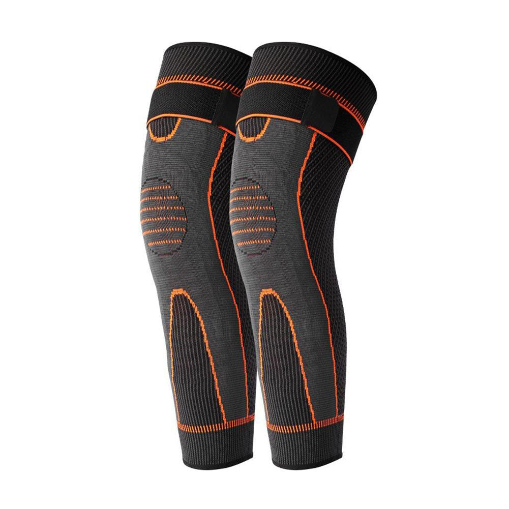 OCW Long Knee Compression Brace Pads Protect Leg Swelling Pain Arthritis Relieve OCWShoes