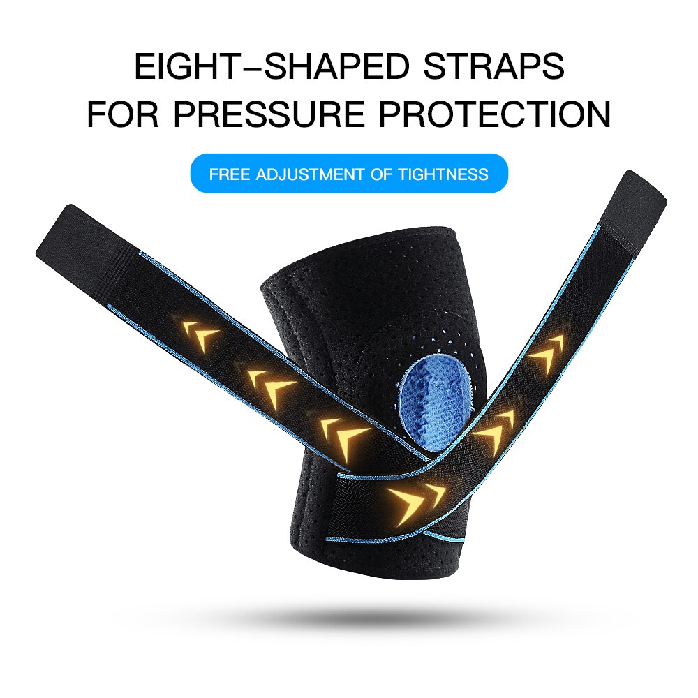 OCW 1 PC Unisex Knee Pads Sport Support Compression Short Elastic Silicon Soft OCWShoes