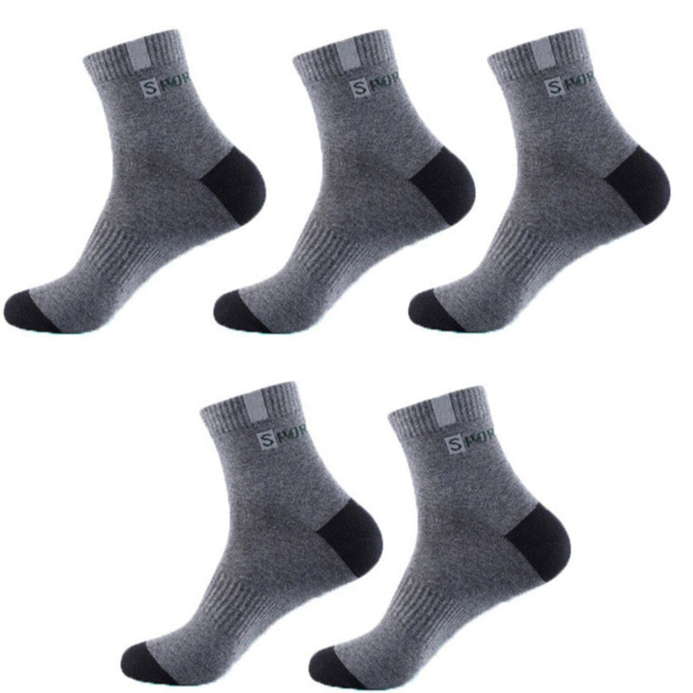 OCW Combo 5 Pairs Men Diabetic Socks Extra Breathable Elastic Fabric Comfy Summer Stretchy High Quality OCWShoes