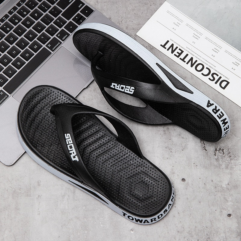 OCW Men Orthopedic Sandals Flip-flops Anti-slip Soles Comfortable Casual Beach OCWShoes