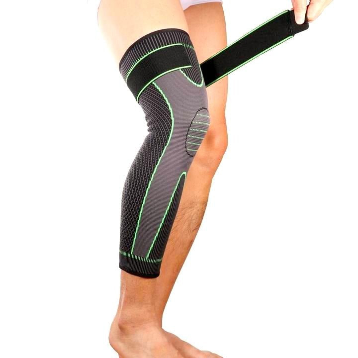 OCW Long Knee Compression Brace Pads Protect Leg Swelling Pain Arthritis Relieve OCWShoes