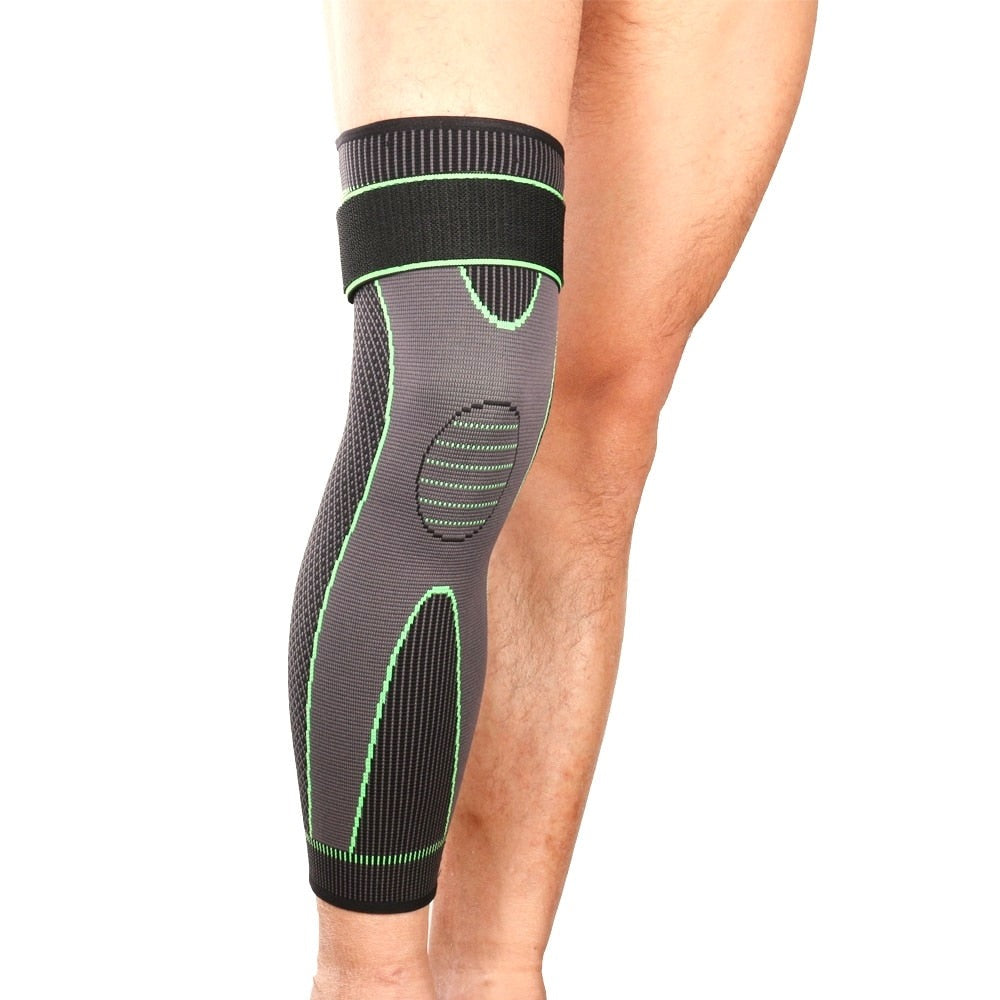 OCW Long Knee Compression Brace Pads Protect Leg Swelling Pain Arthritis Relieve OCWShoes