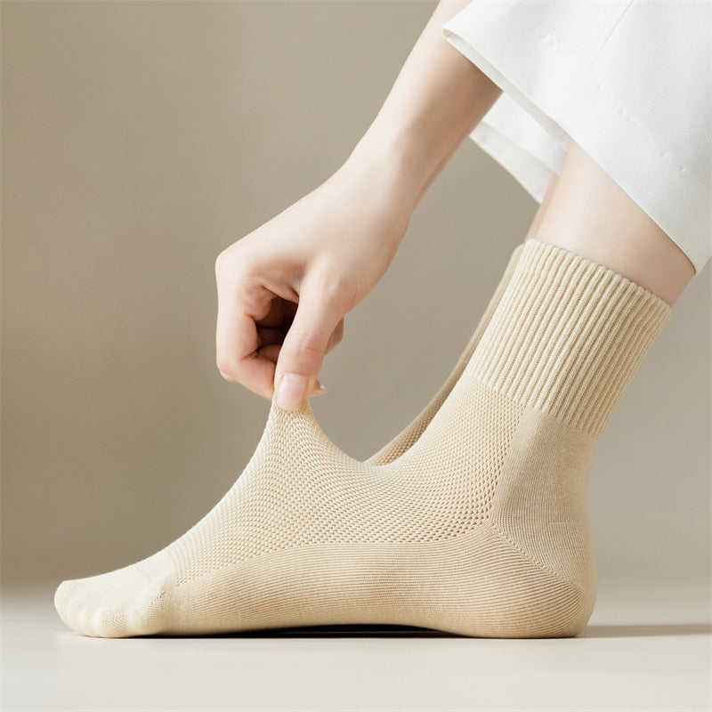 OCW Women Socks Breathable Elastic Fabric Summer Winter Comfortable OCWShoes