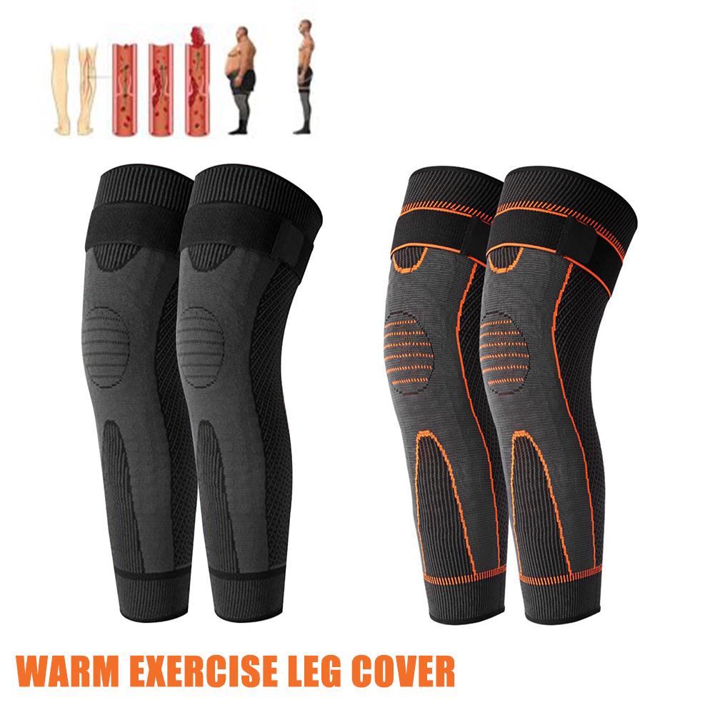 OCW Long Knee Compression Brace Pads Protect Leg Swelling Pain Arthritis Relieve OCWShoes
