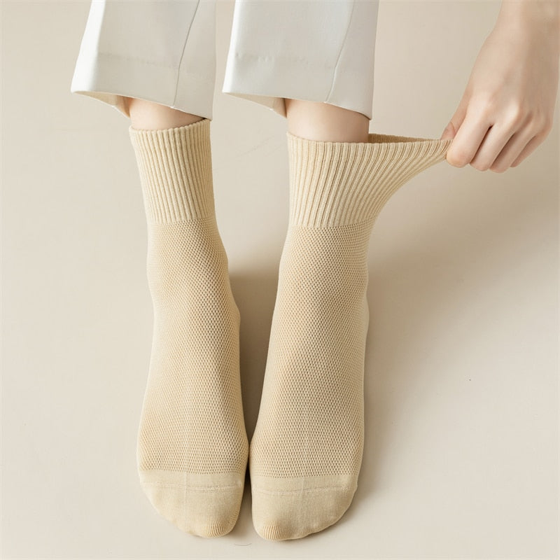 OCW Women Socks Breathable Elastic Fabric Summer Winter Comfortable OCWShoes
