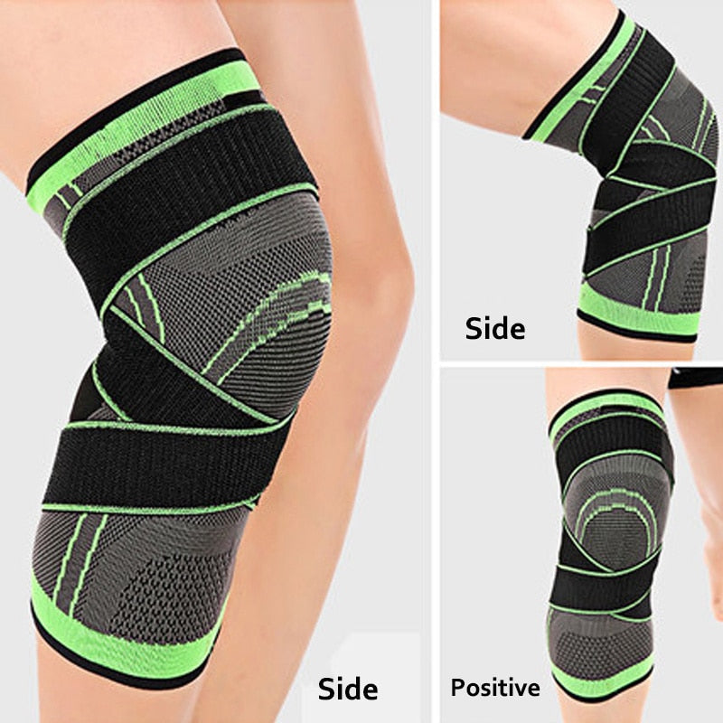 OCW 1 PC Short Knee Pads Support Gym Pressurized Elastic Compression Cross Braces OCWShoes