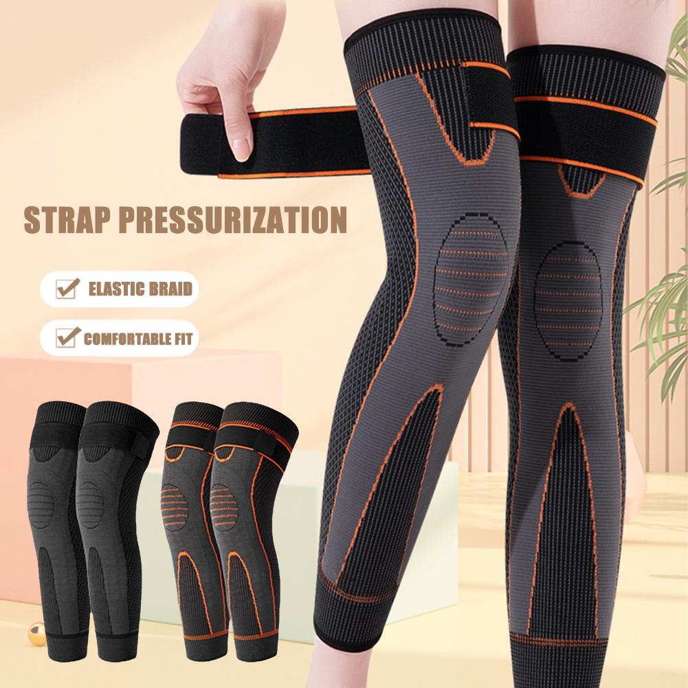 OCW Long Knee Compression Brace Pads Protect Leg Swelling Pain Arthritis Relieve OCWShoes