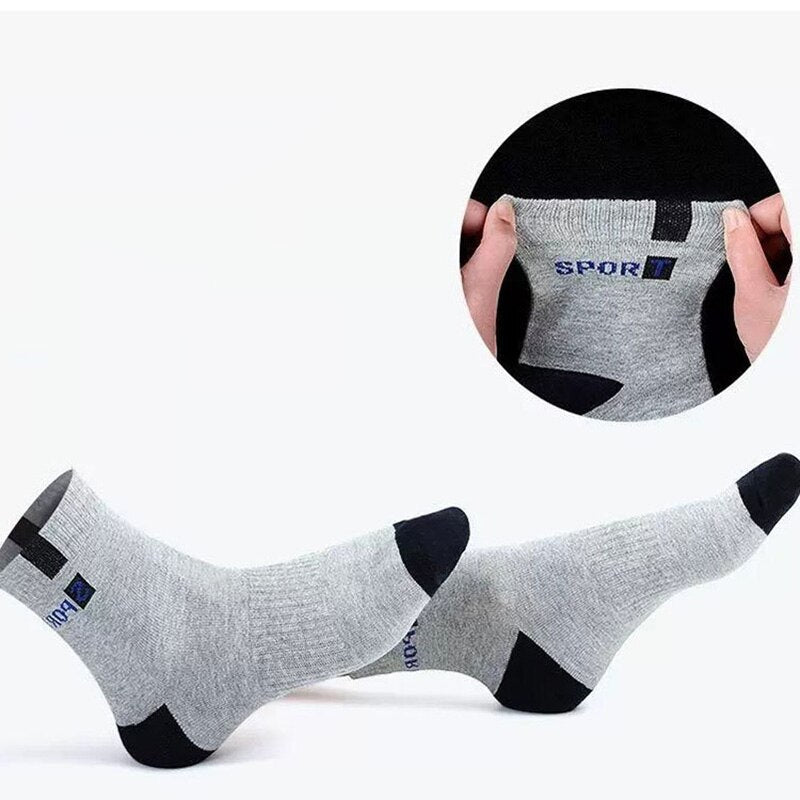 OCW Combo 5 Pairs Men Diabetic Socks Extra Breathable Elastic Fabric Comfy Summer Stretchy High Quality OCWShoes