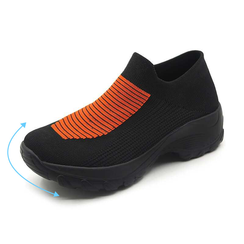 OCW Women Orthopedic Good Walking Shoes Comfortable Ultra-Lightweight Stretchy Slip On Shoes OCWShoes