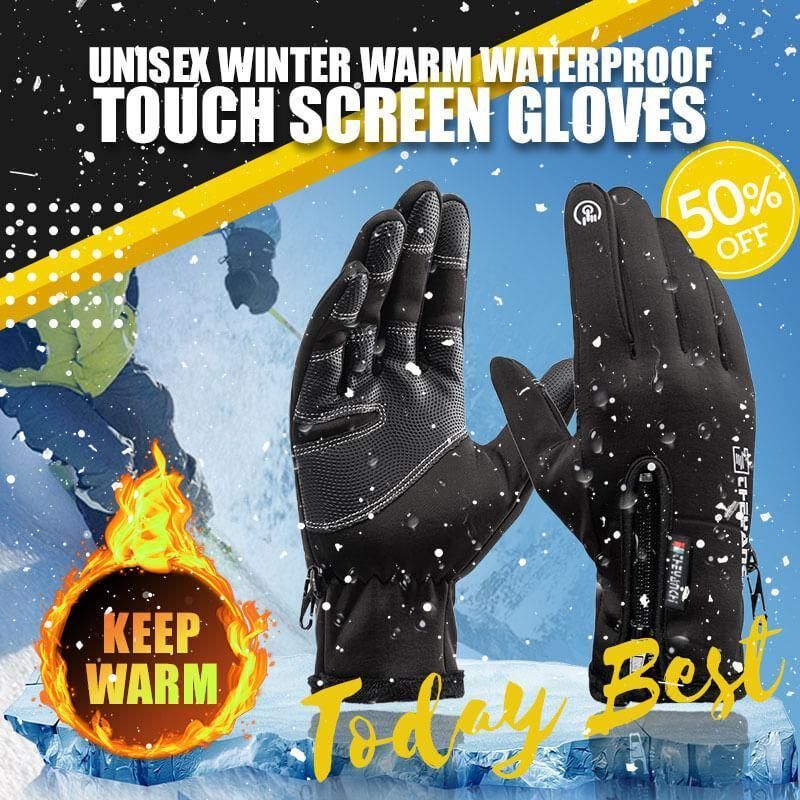 *PREMIUM* Unisex Winter Warm Waterproof Touch Screen Gloves OCWShoes