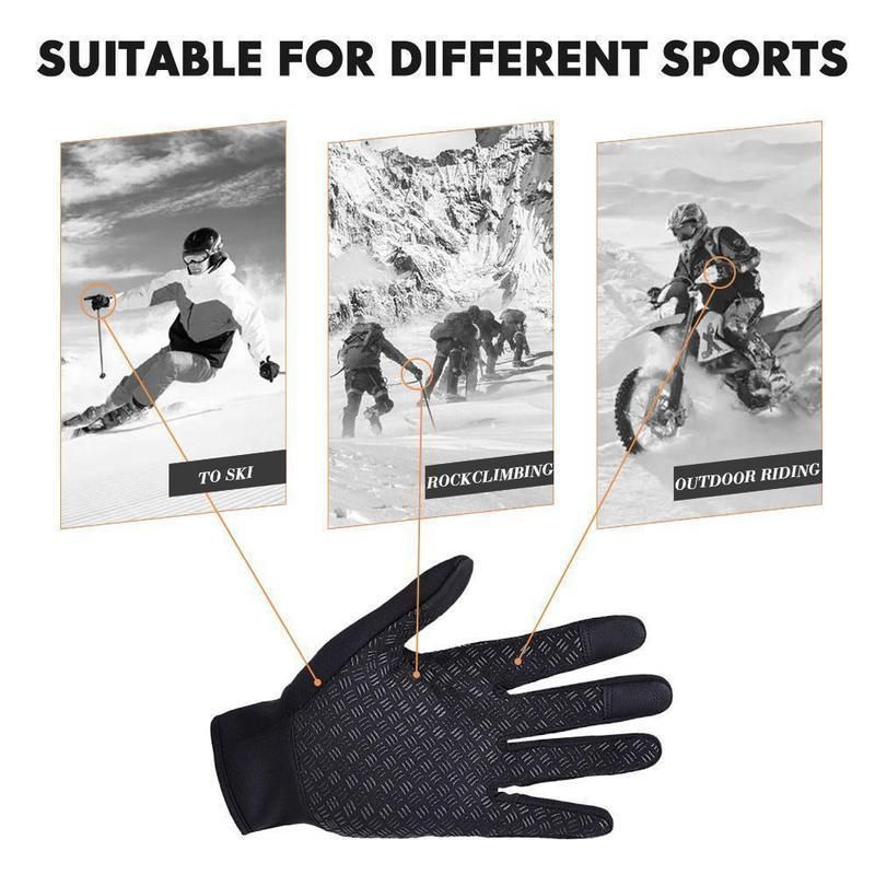 FleekComfy Warm Thermal Gloves Cycling Running Driving Gloves lifepigment