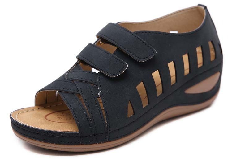 OCW Women Hollow Sandals Breathable Hook Loop Open Toe Summer OCWShoes