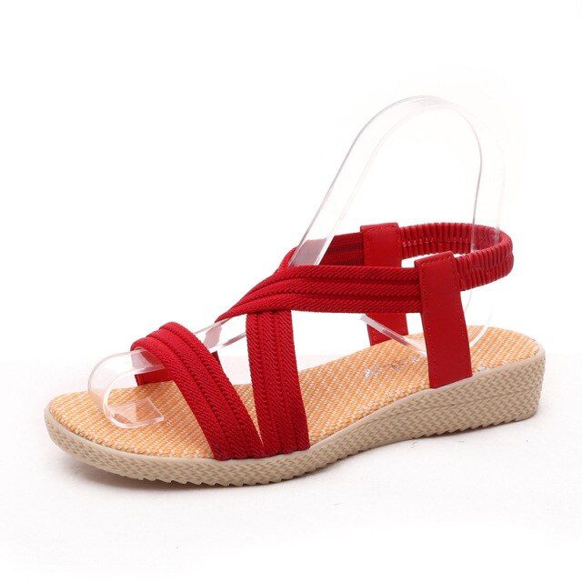 OCW Summer Casual Cross Tied Comfortable Women Sandals Design OCWShoes