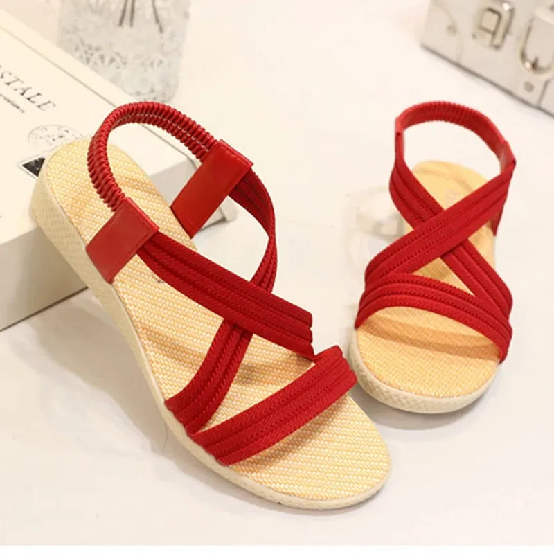 OCW Summer Casual Cross Tied Comfortable Women Sandals Design OCWShoes