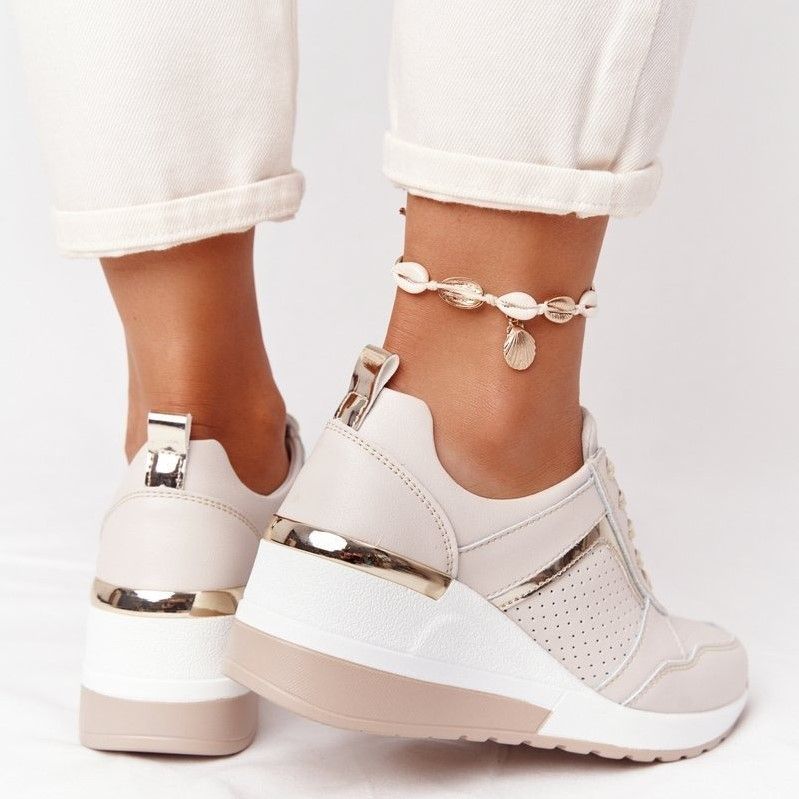 OCW Orthopedic New Women Sneakers Lace-up Wedge Sport Shoes Design OCWShoes