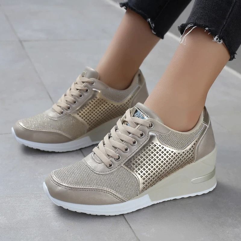 OCW Orthopedic New Women Sneakers Wedge Soft Casual High Heel Design OCWShoes