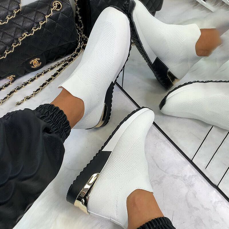 OCW Orthopedic Women New Summer Flyknit Shoes Comfortable Sporty Look Design OCWShoes