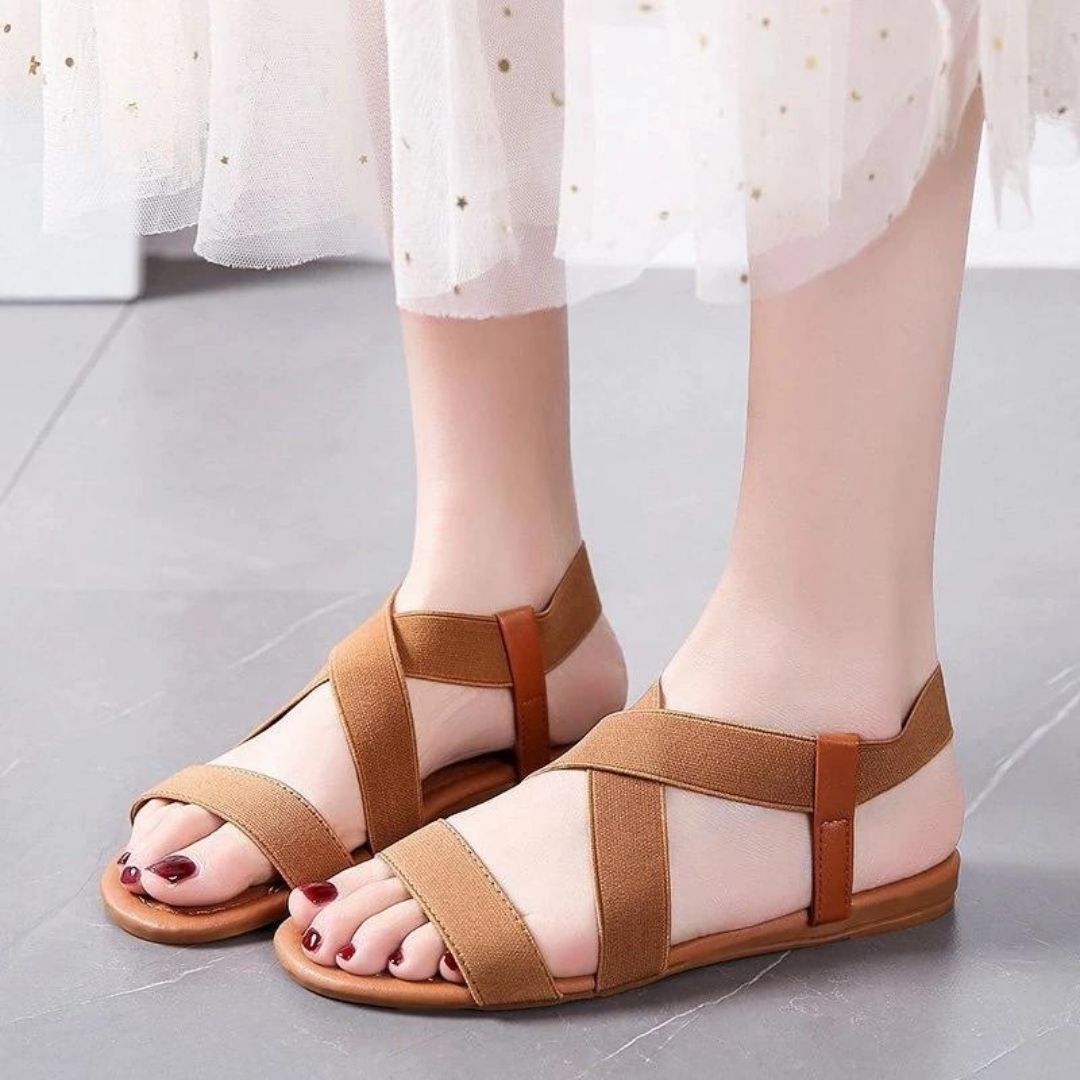 OCW Women Casual Cross Strap Sandals Design OCWShoes