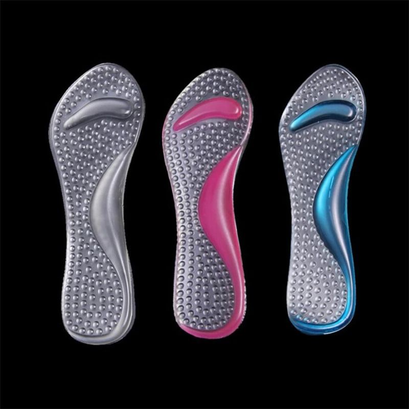 OCW Transparent Shoes Pads Silicone Gel Insoles for Womens Durable Comfortable Heel Inserts