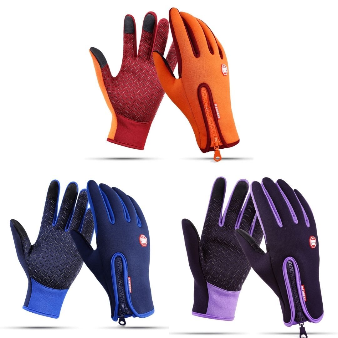 FleekComfy Warm Thermal Gloves Cycling Running Driving Gloves lifepigment