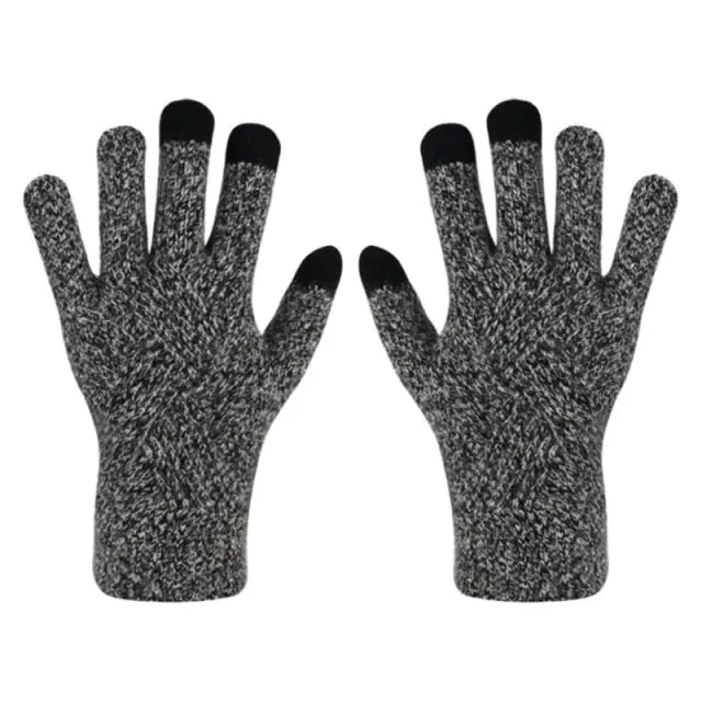 OCW Unisex Cotton Full Fingers Thick Warm Touch Screen Winter Gloves OCWShoes