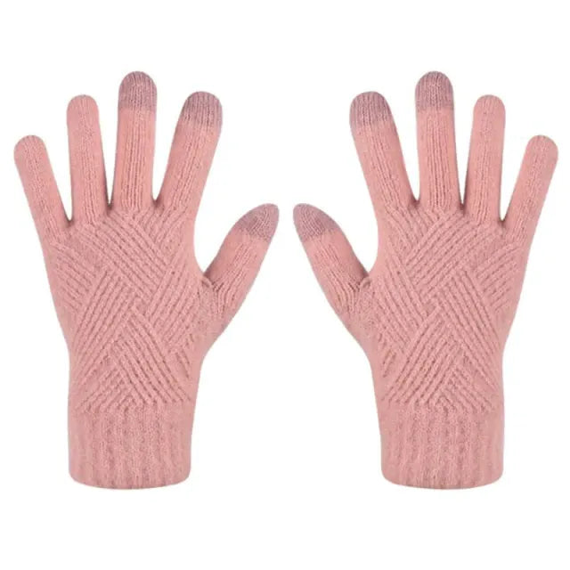 OCW Unisex Cotton Full Fingers Thick Warm Touch Screen Winter Gloves OCWShoes