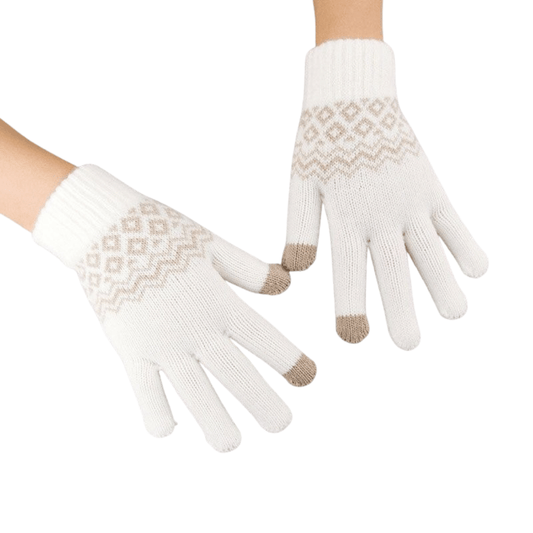 OCW Touch Screen Gloves Thick Knitted Thermal Winter Full Finger Design