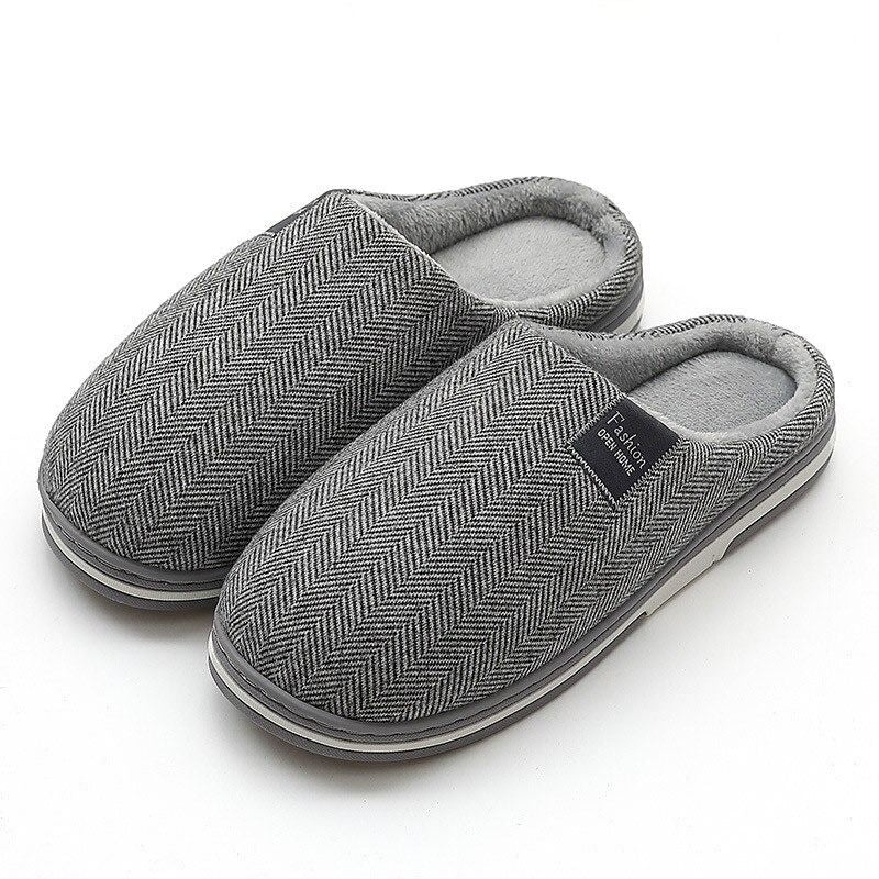 OCW Winter Women Home Slippers Soft Sole Keep Warm Plush Cotton Non-slip Indoors OCWShoes