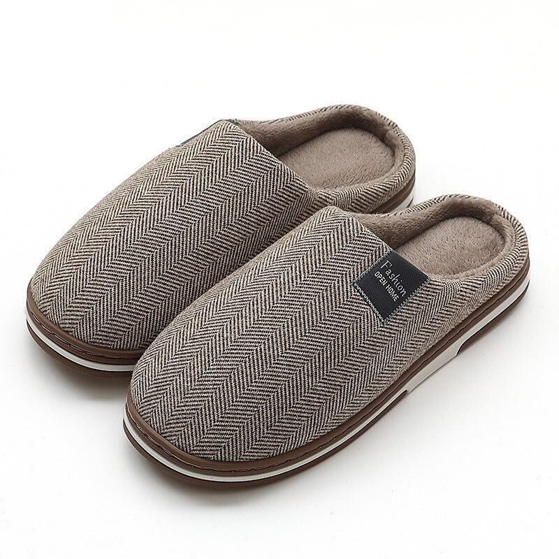 OCW Winter Women Home Slippers Soft Sole Keep Warm Plush Cotton Non-slip Indoors OCWShoes