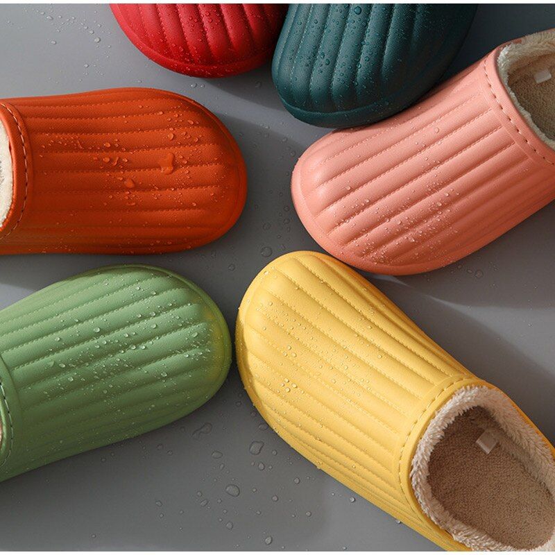 OCW Women Winter Warm Fur Comfortable Waterproof Nonslip Home Slippers OCWShoes