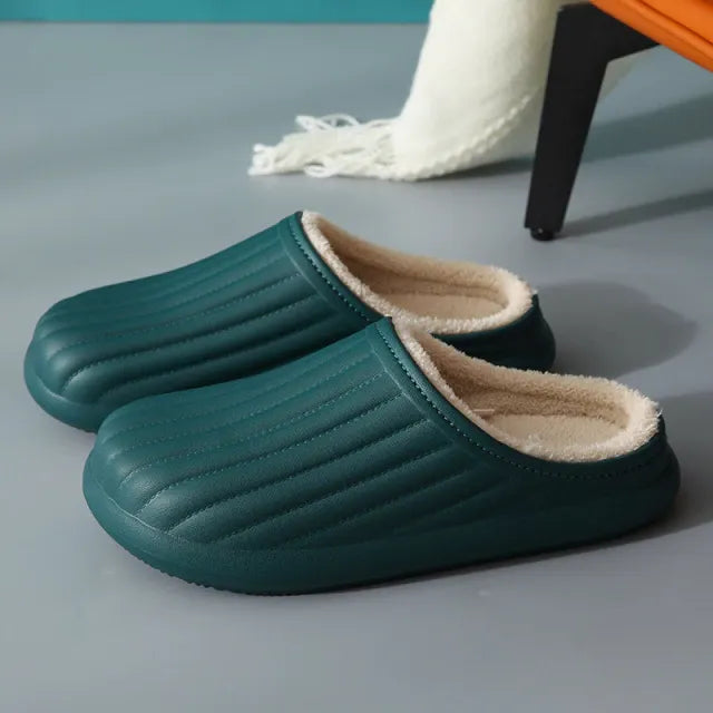 OCW Women Winter Warm Fur Comfortable Waterproof Nonslip Home Slippers OCWShoes
