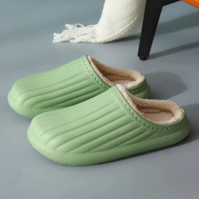 OCW Women Winter Warm Fur Comfortable Waterproof Nonslip Home Slippers OCWShoes
