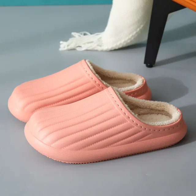 OCW Women Winter Warm Fur Comfortable Waterproof Nonslip Home Slippers OCWShoes