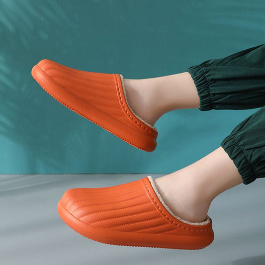 OCW Women Winter Warm Fur Comfortable Waterproof Nonslip Home Slippers OCWShoes