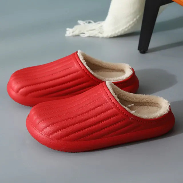 OCW Women Winter Warm Fur Comfortable Waterproof Nonslip Home Slippers OCWShoes