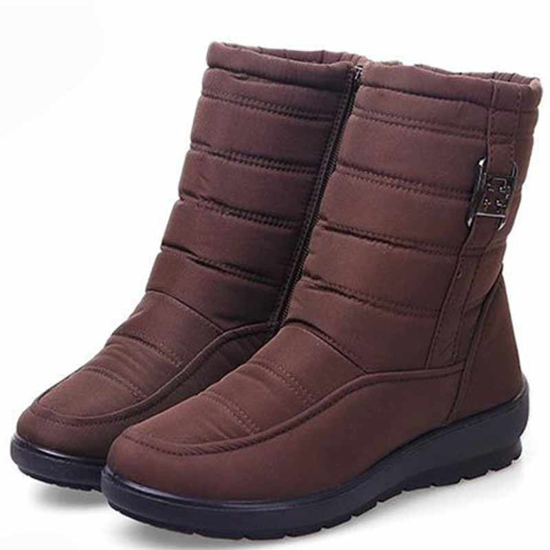 Snow Boots Women Plus Fur Warm Winter Boots Non Slip Ankle Boots OCWShoes