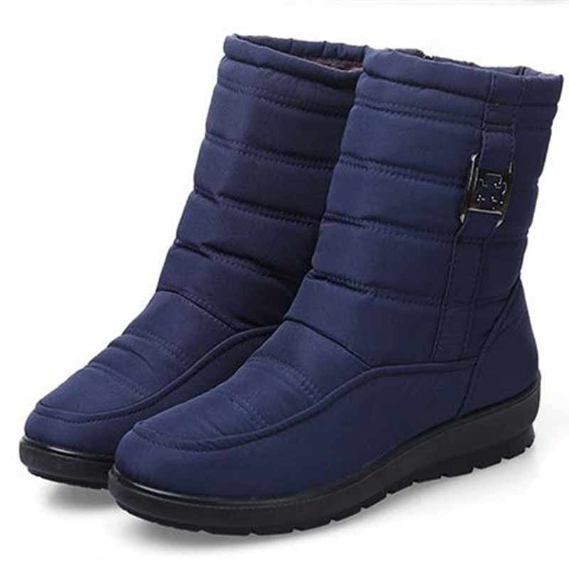 Snow Boots Women Plus Fur Warm Winter Boots Non Slip Ankle Boots OCWShoes