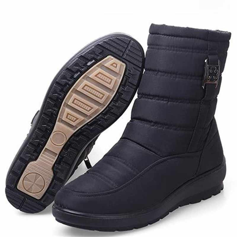 Snow Boots Women Plus Fur Warm Winter Boots Non Slip Ankle Boots OCWShoes