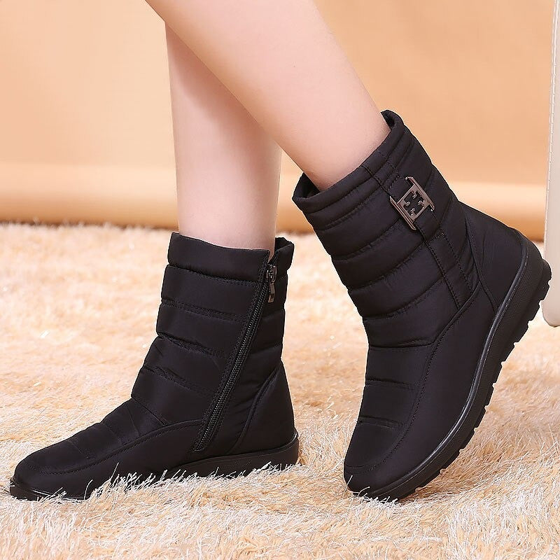 Snow Boots Women Plus Fur Warm Winter Boots Non Slip Ankle Boots OCWShoes