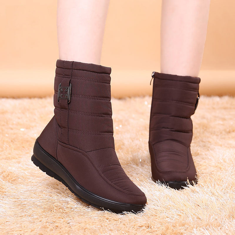 Snow Boots Women Plus Fur Warm Winter Boots Non Slip Ankle Boots OCWShoes