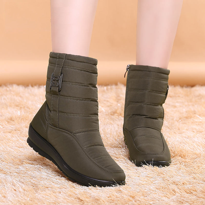 Snow Boots Women Plus Fur Warm Winter Boots Non Slip Ankle Boots OCWShoes