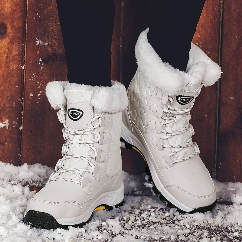 OCW Women Anti-slip Fur Warm Waterproof Snow Boots OCWShoes