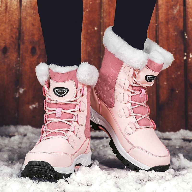 OCW Women Anti-slip Fur Warm Waterproof Snow Boots OCWShoes