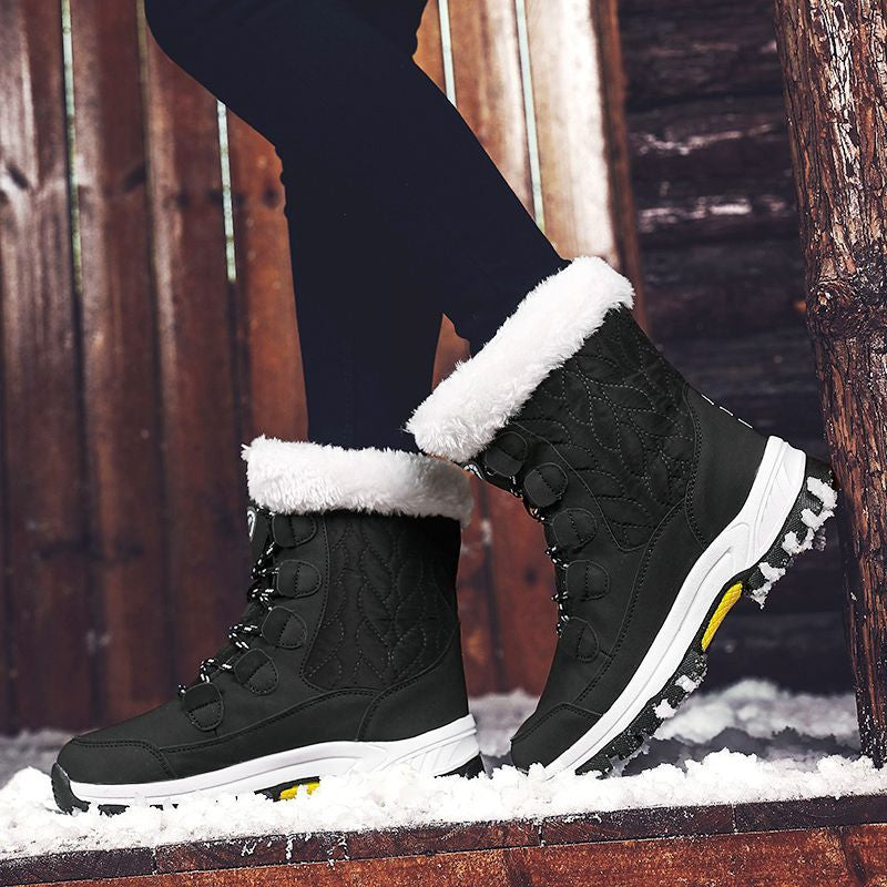 OCW Women Anti-slip Fur Warm Waterproof Snow Boots OCWShoes