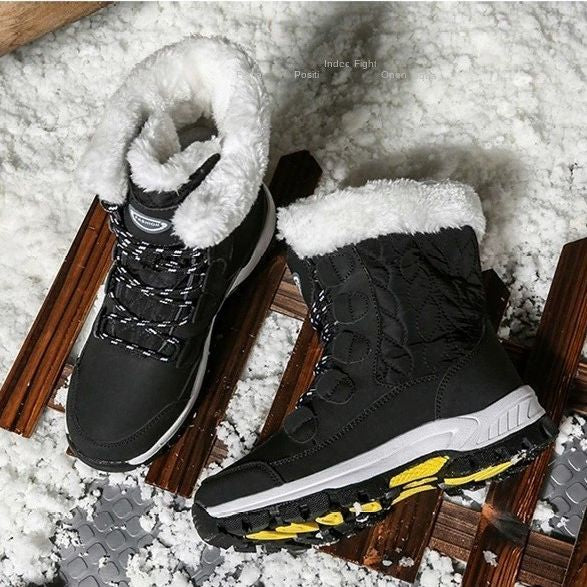 OCW Women Anti-slip Fur Warm Waterproof Snow Boots OCWShoes