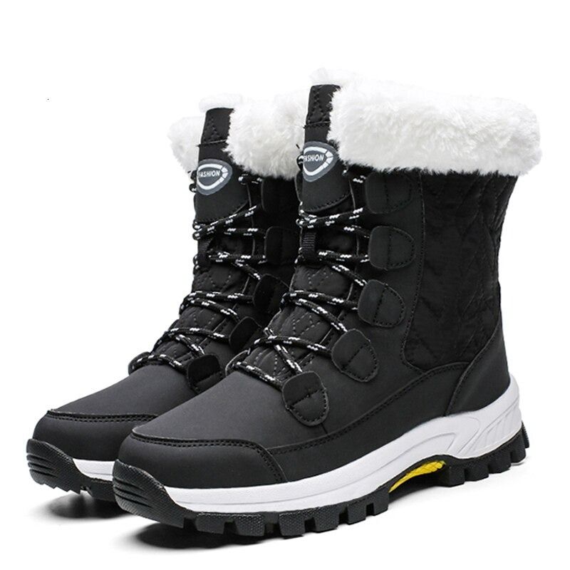 OCW Women Anti-slip Fur Warm Waterproof Snow Boots OCWShoes